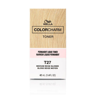 T27 Medium Beige Blonde Hair Toner