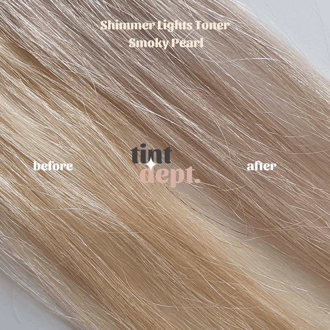 Before and After - Shimmer Lights Permanent Cream Toner - Smoky Pearl - Tint Department Australia