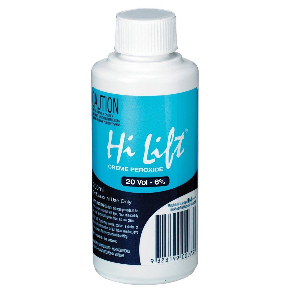 Hi Lift Peroxide 20 Vol Developer - Tint Department Australia