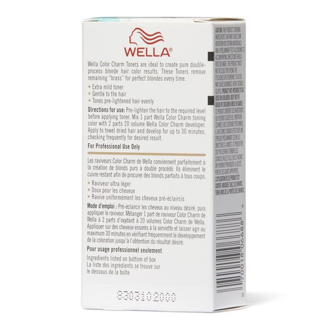 Wella Colour Charm Toner T15 Pale Beige Blonde Instructions