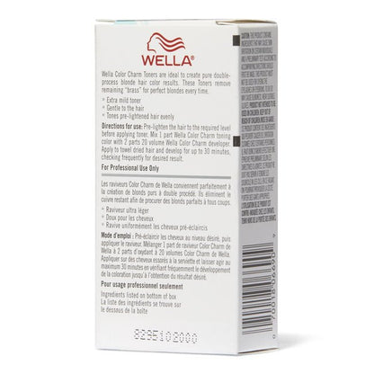 Wella Colour Charm Toner - T28 Natural Blonde Instructions - Tint Department Australia
