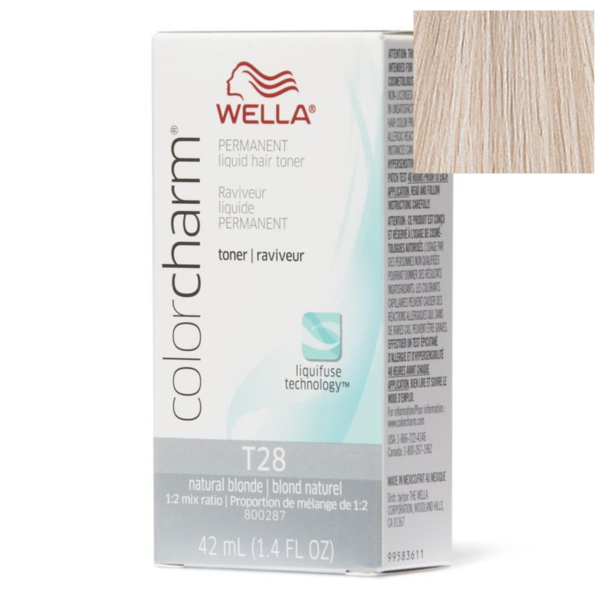 Wella Colour Charm T28 Natural Blonde Toner Australia