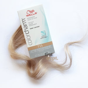 Wella Colour Charm T15 Pale Beige Blonde Tint Department Australia Professional Hair Dye