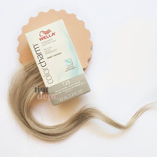 Wella Color Charm Toner T28 Natural Blonde Swatch Tint Department Australia