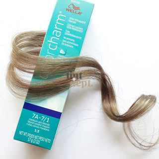 Tint Department Wella Colour Charm Demi Permanent 7A Medium Ash Blonde Swatch