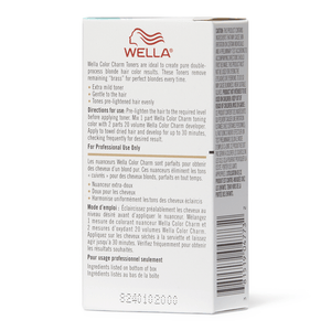Wella Colour Charm Toner - T35 Beige Blonde Instructions - Tint Department Australia